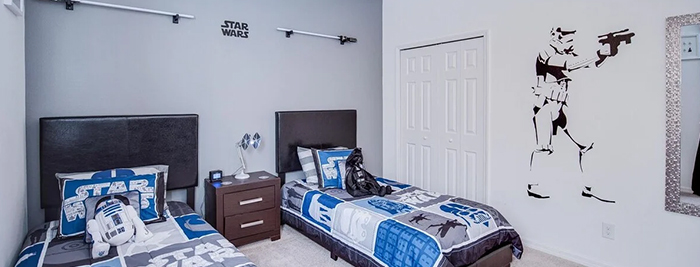 White Rose Villas vacation homes in Orlando Florida disney star wars themed rooms