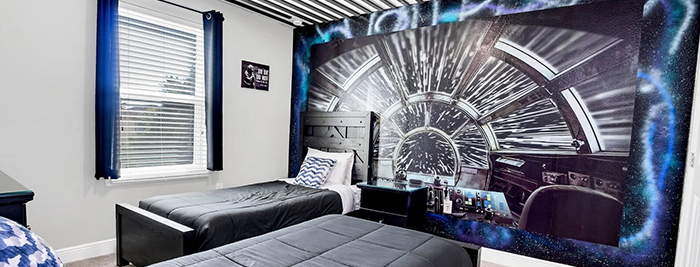 White Rose Villas vacation homes in Orlando Florida disney star wars themed rooms
