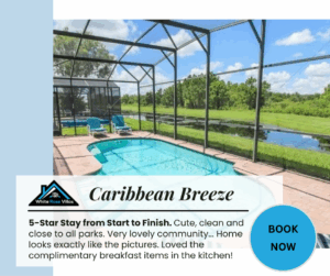 Another great review for the Caribbean Breeze vacation rental home in Orlando Florida managed by White Rose Villas Orlando property management